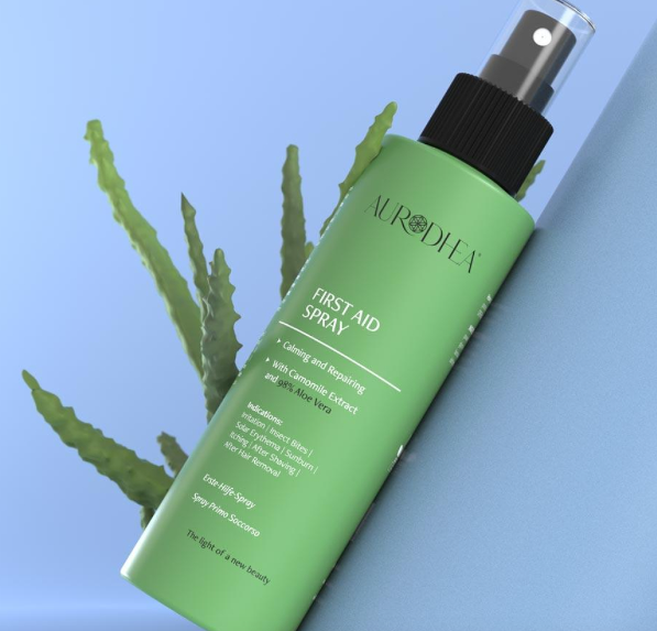 Spray De Premiers Secours Avec De 98% Aloe Vera - 150 Ml