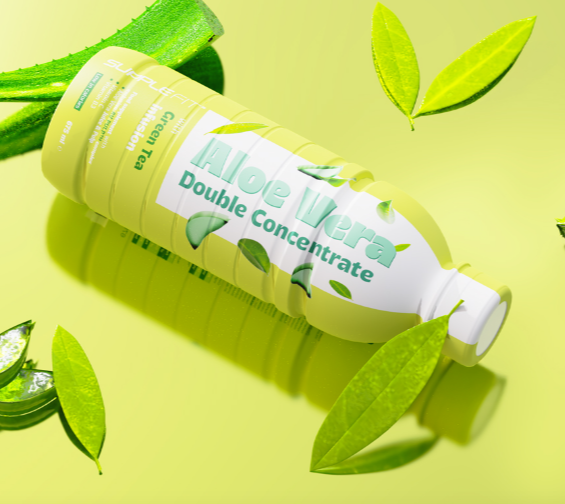 ALOE VERA jus et pulpe avec Thé Vert - 675 ml