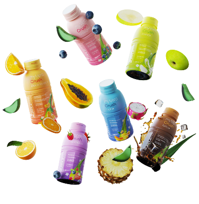 MYVERA CRUSH Man + | Complément alimentaire en bouteille unidose de 285 ml