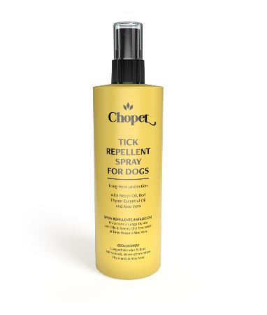 Spray Répulsif Anti-tiques Pour Les Chiens - 150 Ml