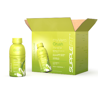 MYVERA CRUSH Mind + | Complément alimentaire en bouteille unidose de 285 ml